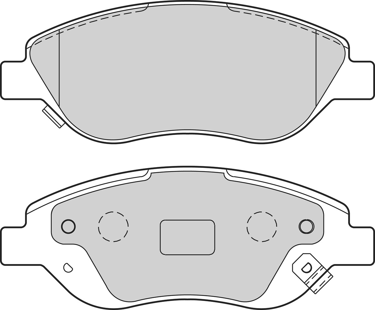 Jogo de 4 pastilhas de travão VALEO ref. 302727